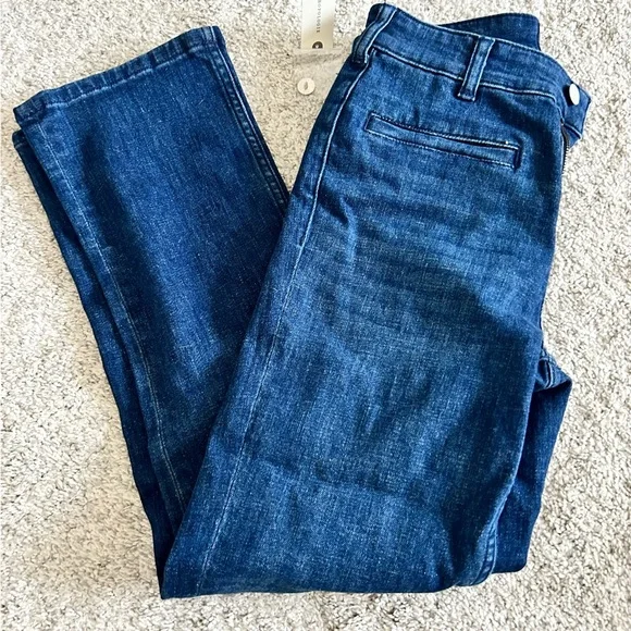 NWT Anthropologie Maeve straight leg cropped jeans - Picture 5 of 5